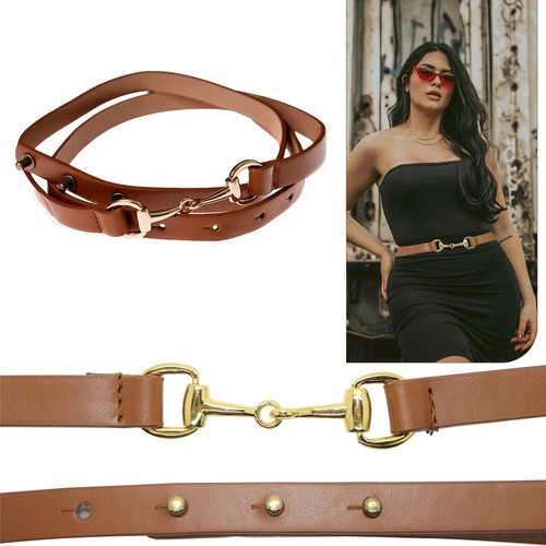Ceinture similicuir marron - ceinture,